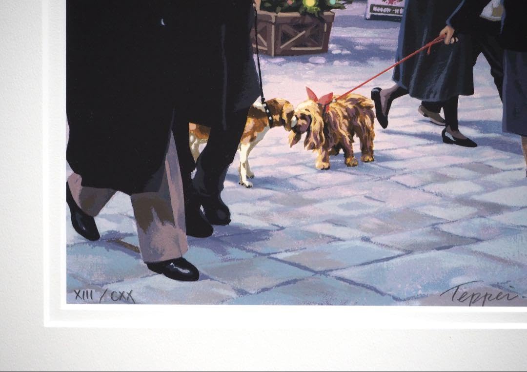 Amazon.co.jp: 真作□笹倉鉄平 シルクスクリーン ドギートーク 直筆